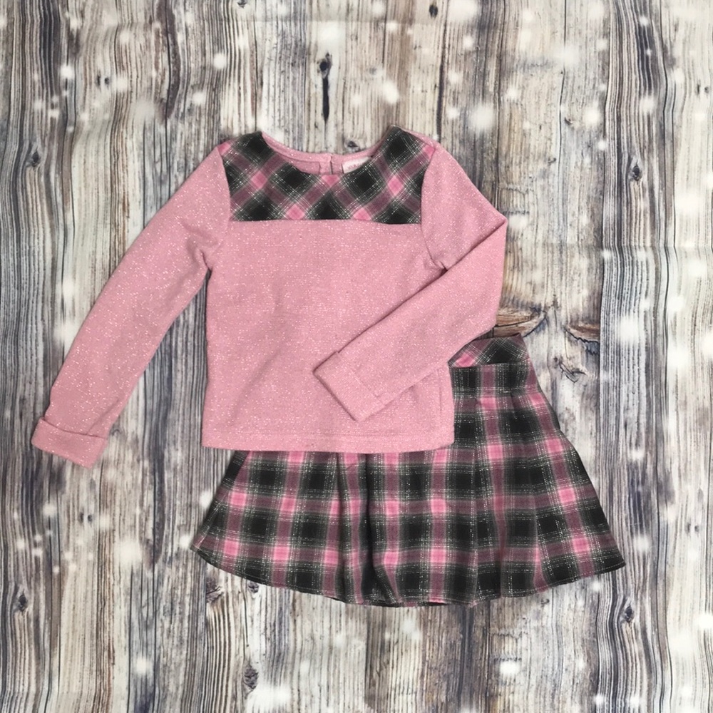 Adorable kids sweater and skirt
